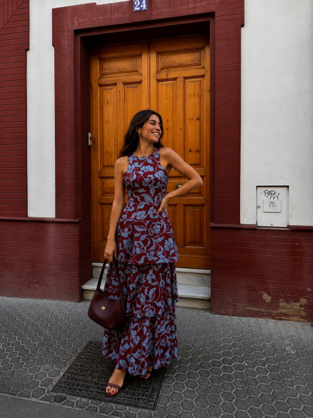 Robe marron Gavidia 2