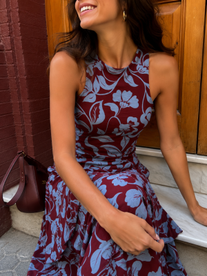 Vestido marrom Gavidia