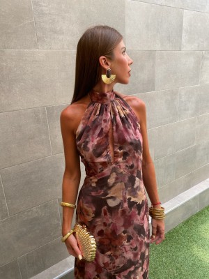 Larisa Brown Dress