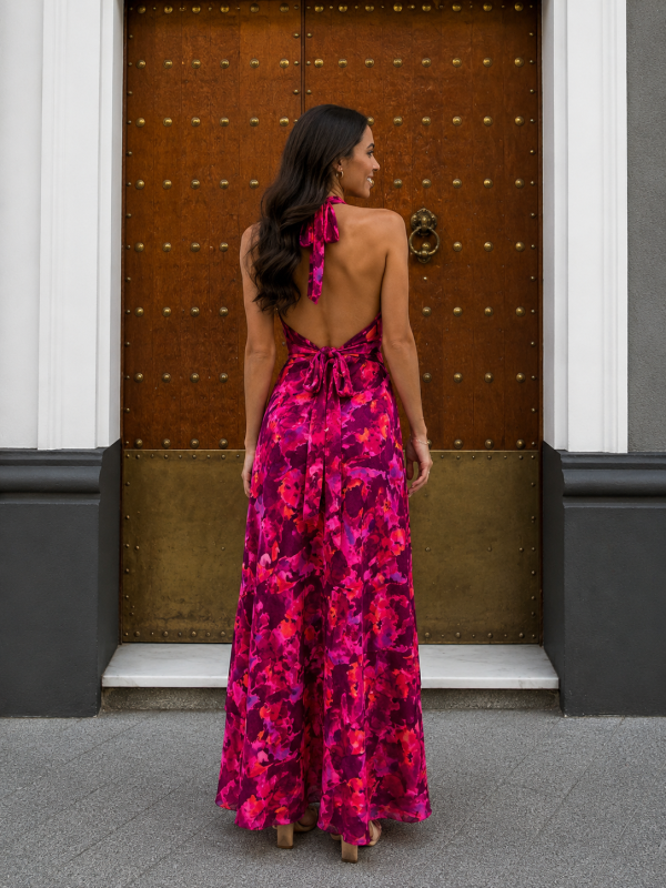 Vestido Larisa Fuchsia