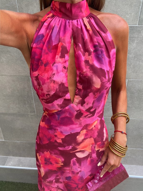 Abito fucsia Larisa