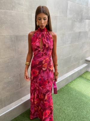 Vestido Larisa Fuchsia