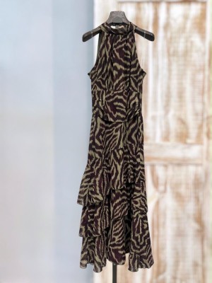 Robe chat verdâtre