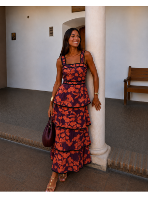 Vestido Janisse Salmón