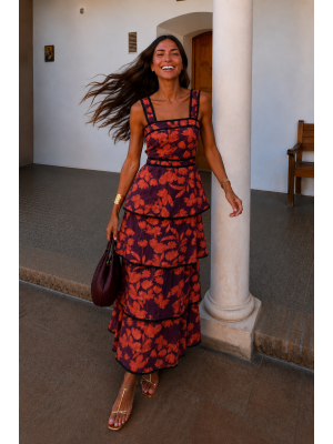 Vestido Janisse Salmón
