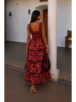 Robe saumon Janisse