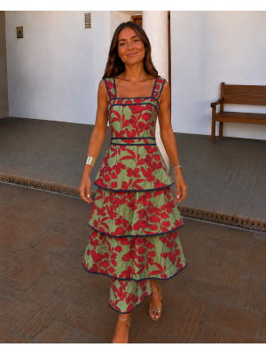 Vestido verde Janisse