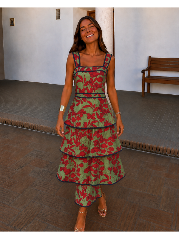 Vestido verde Janisse