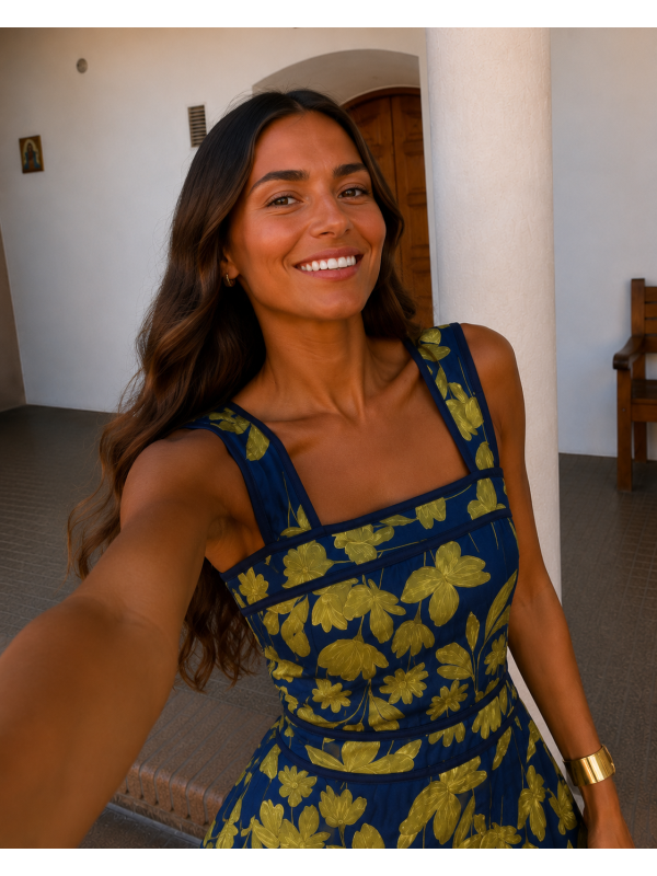 Janisse Blue Dress