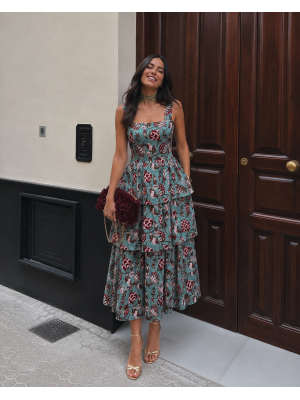 Thissio Aqua Green Dress