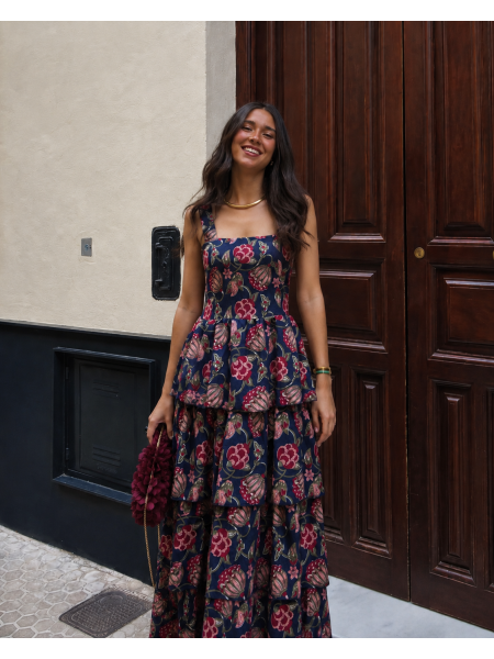 Vestido Thissio Azul