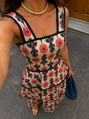 Vestido azul Fazzana