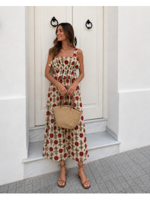 Velika Wine Dress