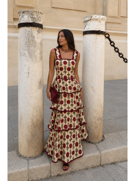 Vestido Fazzana Vino 2