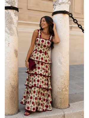 Vestido Fazzana Vino