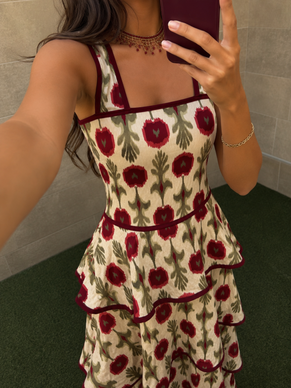 Vestido Fazzana Vino