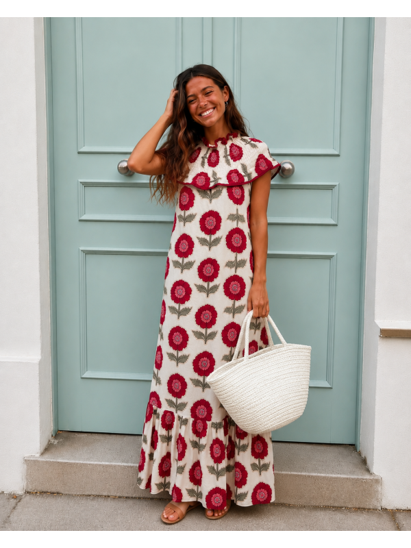 White Añasco Dress