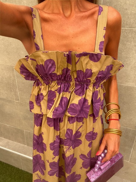 Robe violette Cohen