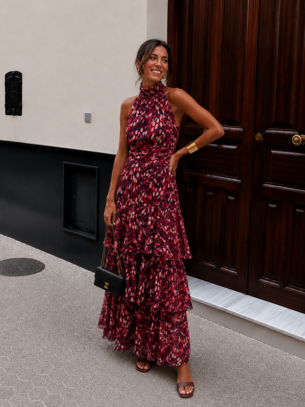 Vestido Ignalina Rojizo