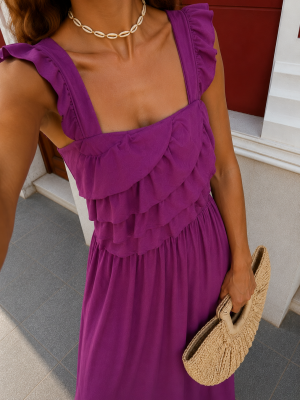 Vestido Kiruba Bougainvillea