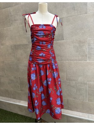 Vestido Monazam Rojizo
