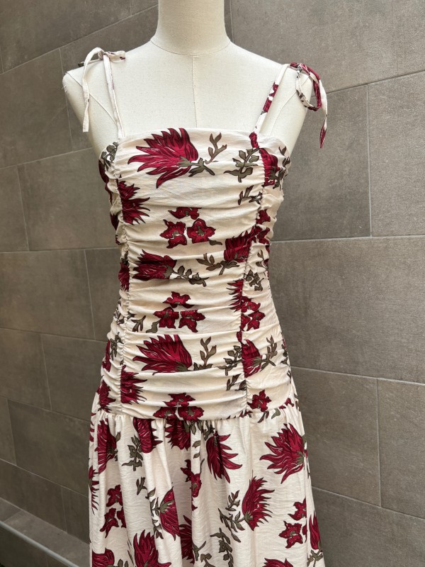 Monazam White Dress