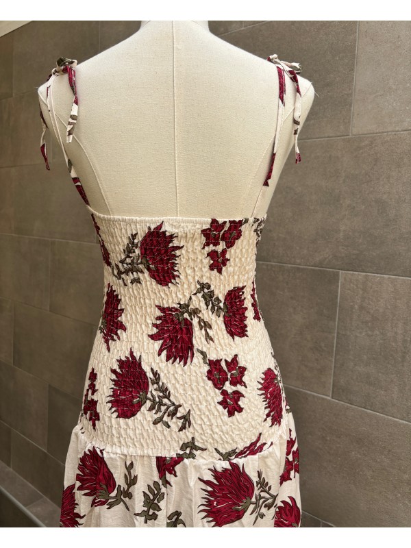 Monazam White Dress