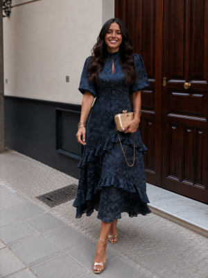 Robe Resúa bleu marine