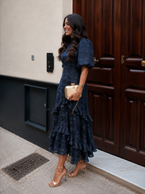 Robe Resúa bleu marine