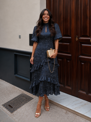 Robe Resúa bleu marine