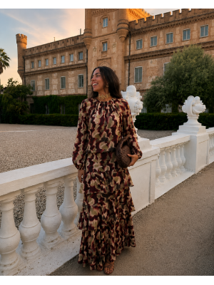 Ensemble Hipona marron/vert