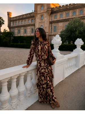 Ensemble Hipona marron/vert
