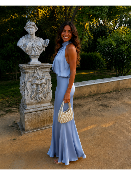 Robe bleu clair Adelaida