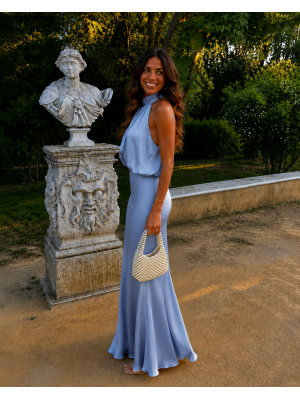 Robe bleu clair Adelaida