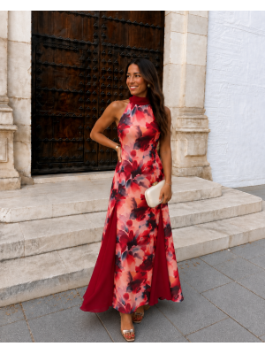 Robe bordeaux Marcucci