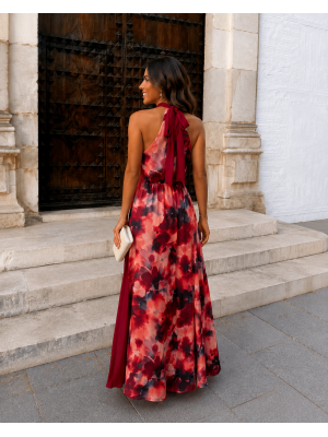 Robe bordeaux Marcucci