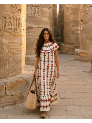 Vestido creme Ezequiel