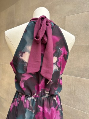 Robe aubergine Marcucci