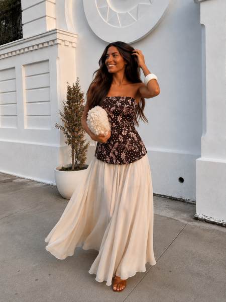 Vazu Brown/Beige Set 2
