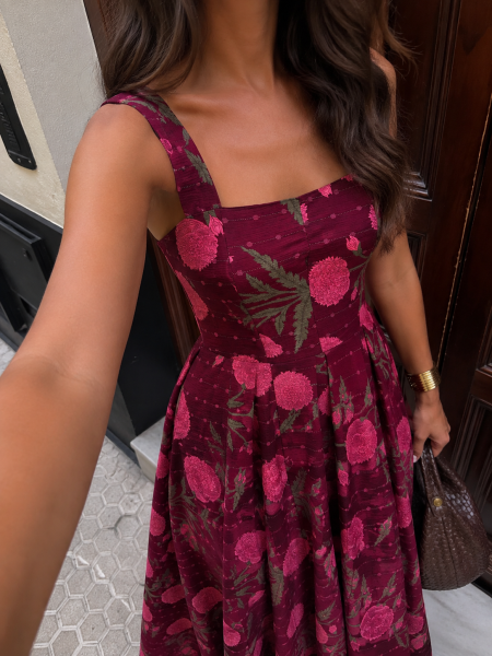 Robe rose Hassina