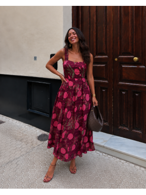 Robe rose Hassina