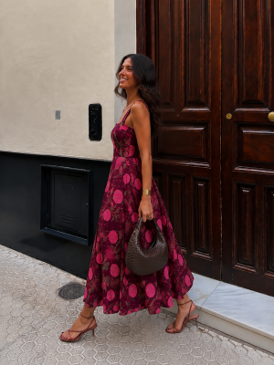 Robe rose Hassina