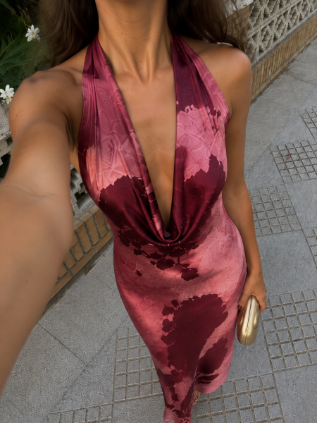 Abito rosa Sástago 2