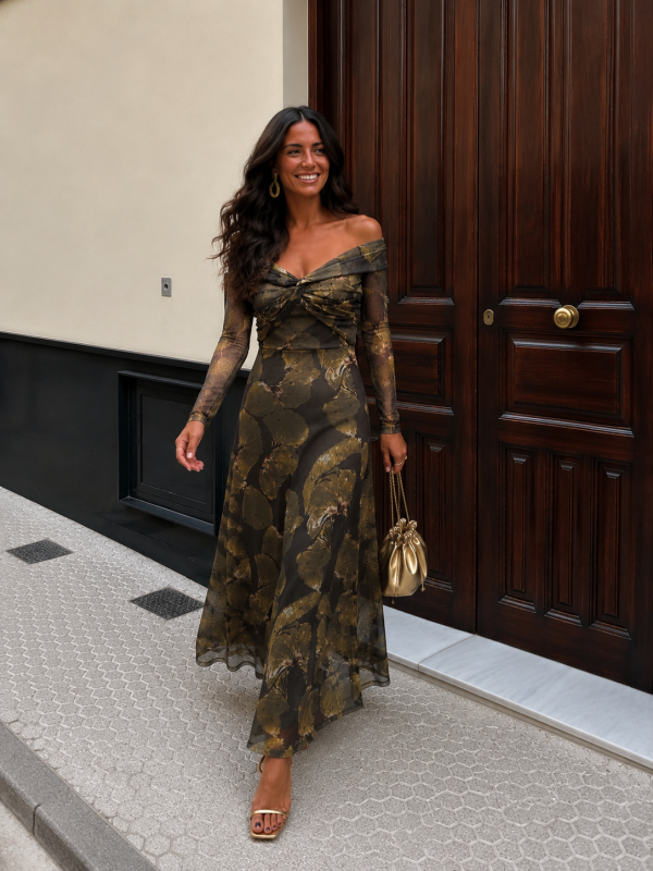 Robe verte Aubuña
