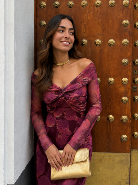Vestido rosa Aubuña