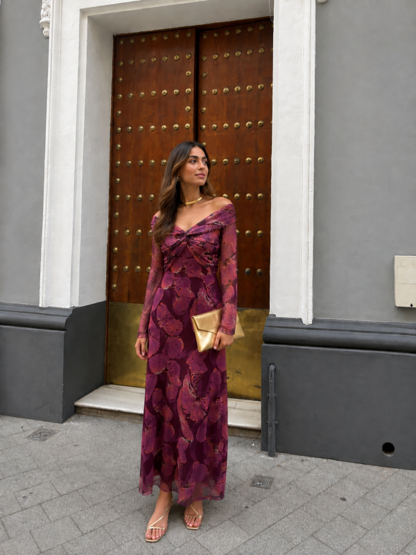 Vestido rosa Aubuña