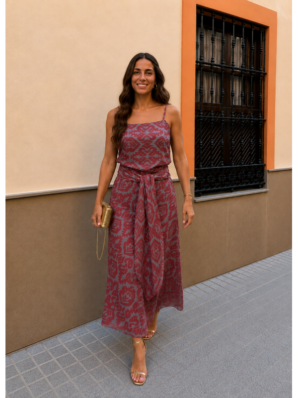 Vestido Nahe Azulina