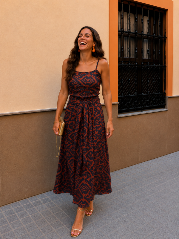 Vestido azul Nahe