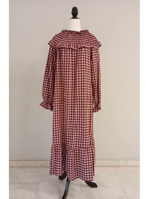 Wine Orange/Pink Dress