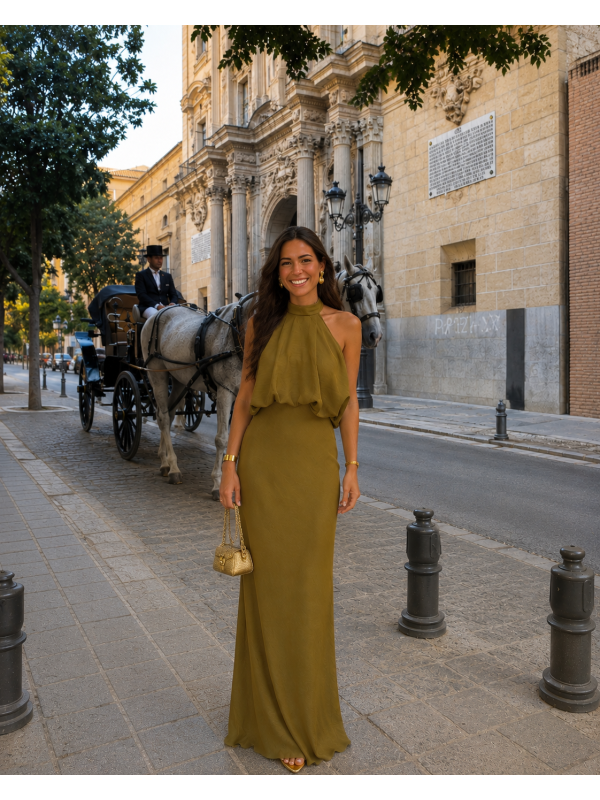 Vestido Adelaide Oliva